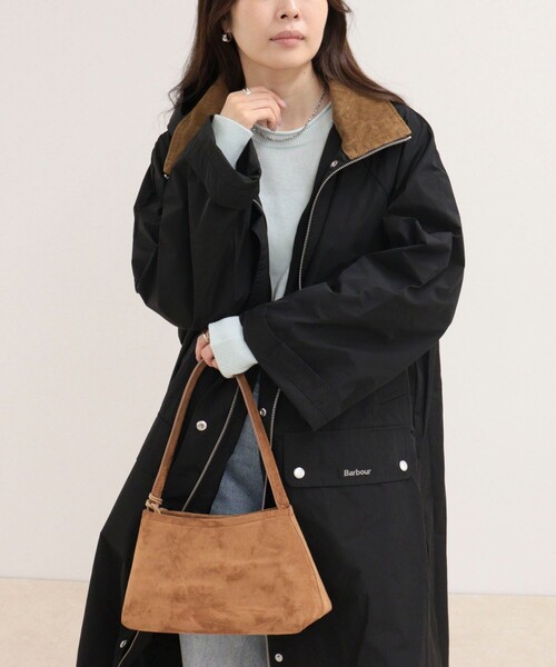 Barbour(バブアー)の「【BARBOUR/バブアー】ROWTON SHOWERPROOF JACKET(その他アウター・レディース・カーキ/ブラック・38)」の2枚目の写真