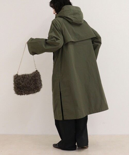 Barbour(バブアー)の「【BARBOUR/バブアー】ROWTON SHOWERPROOF JACKET(その他アウター・レディース・カーキ/ブラック・38)」の6枚目の写真