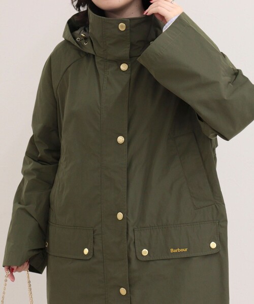 Barbour(バブアー)の「【BARBOUR/バブアー】ROWTON SHOWERPROOF JACKET(その他アウター・レディース・カーキ/ブラック・38)」の15枚目の写真