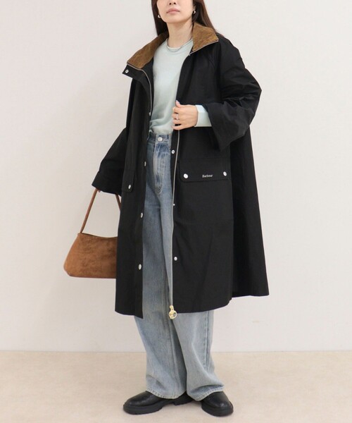 Barbour(バブアー)の「【BARBOUR/バブアー】ROWTON SHOWERPROOF JACKET(その他アウター・レディース・カーキ/ブラック・38)」の20枚目の写真