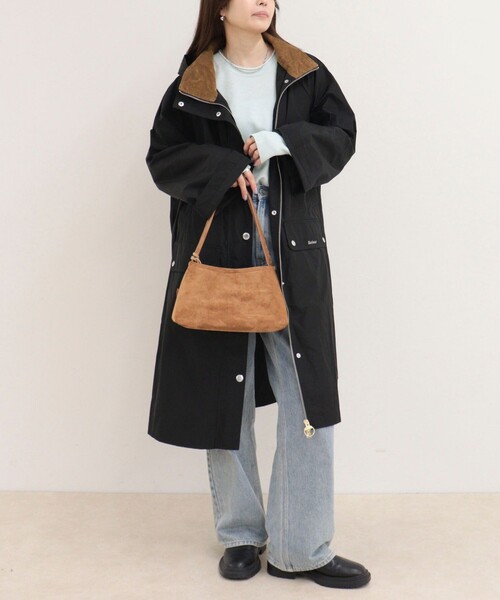 Barbour(バブアー)の「【BARBOUR/バブアー】ROWTON SHOWERPROOF JACKET(その他アウター・レディース・カーキ/ブラック・38)」の21枚目の写真
