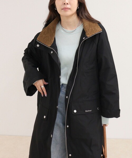 Barbour(バブアー)の「【BARBOUR/バブアー】ROWTON SHOWERPROOF JACKET(その他アウター・レディース・カーキ/ブラック・38)」の22枚目の写真