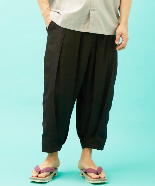 倭物やカヤ（ワモノヤカヤ）の「【倭物やカヤ】カルサン袴ならいメンズパンツ（その他パンツ・メンズ・ネイビー/スミクロ/エンジ・FREE）」の2枚目の写真
