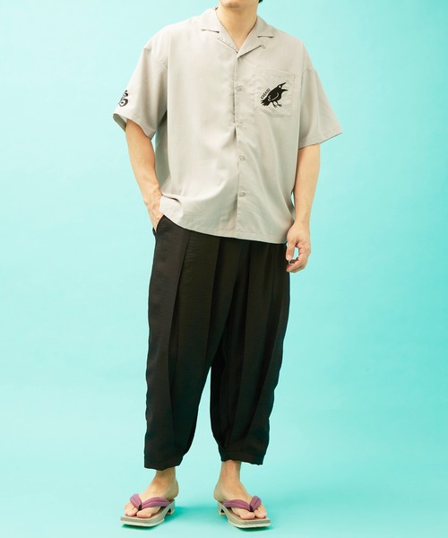 倭物やカヤ（ワモノヤカヤ）の「【倭物やカヤ】カルサン袴ならいメンズパンツ（その他パンツ・メンズ・ネイビー/スミクロ/エンジ・FREE）」の15枚目の写真
