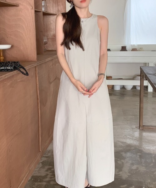 YUGA(ユーガ)の「YUGA_YGMC Korean-style American sleeve A-line dress(ワンピース・レディース・ライトグレー/ブラック/ホワイト・FREE)」の7枚目の写真