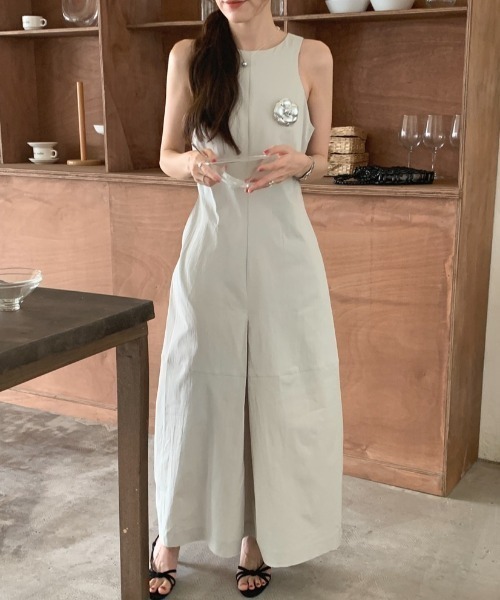 YUGA(ユーガ)の「YUGA_YGMC Korean-style American sleeve A-line dress(ワンピース・レディース・ライトグレー/ブラック/ホワイト・FREE)」の14枚目の写真