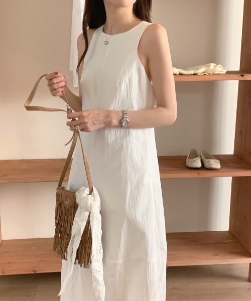 YUGA(ユーガ)の「YUGA_YGMC Korean-style American sleeve A-line dress(ワンピース・レディース・ライトグレー/ブラック/ホワイト・FREE)」の22枚目の写真