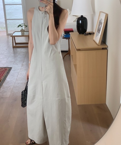 YUGA(ユーガ)の「YUGA_YGMC Korean-style American sleeve A-line dress(ワンピース・レディース・ライトグレー/ブラック/ホワイト・FREE)」の15枚目の写真