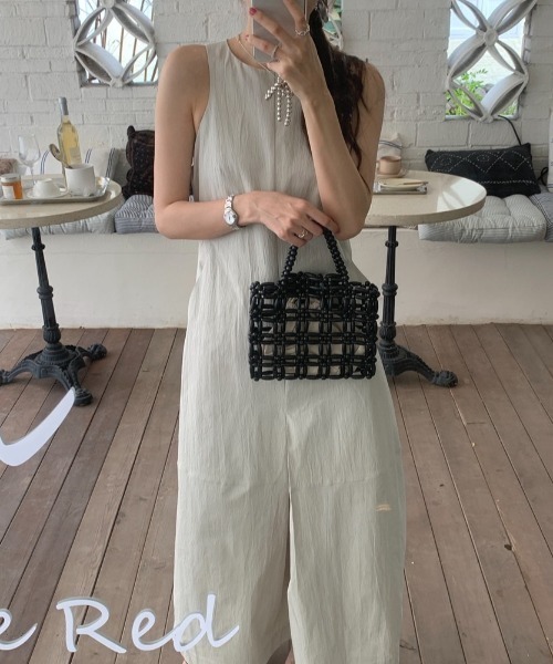YUGA(ユーガ)の「YUGA_YGMC Korean-style American sleeve A-line dress(ワンピース・レディース・ライトグレー/ブラック/ホワイト・FREE)」の11枚目の写真