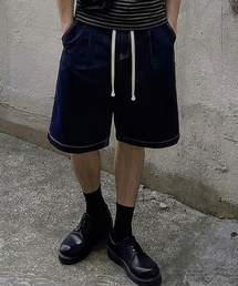 KNITTED（ニッティド）の「(ユニセックス) アウトストリングバミューダデニムハーフパンツ DENIM（その他パンツ）」
