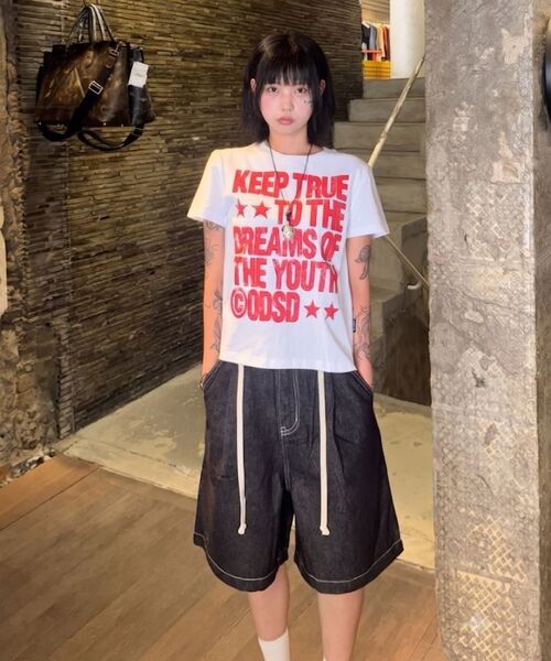 KNITTED（ニッティド）の「(ユニセックス) アウトストリングバミューダデニムハーフパンツ DENIM（その他パンツ・メンズ・その他・MEDIUM/LARGE/X-LARGE/WS）」の14枚目の写真