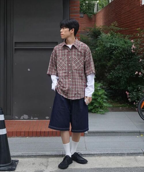 KNITTED（ニッティド）の「(ユニセックス) アウトストリングバミューダデニムハーフパンツ DENIM（その他パンツ・メンズ・その他・MEDIUM/LARGE/X-LARGE/WS）」の20枚目の写真
