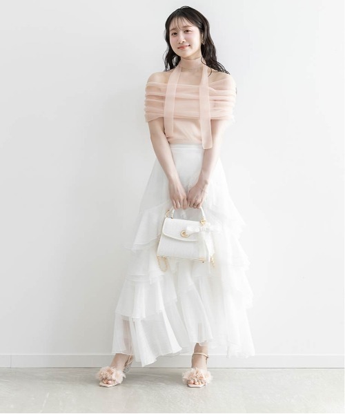 RANDA(ランダ)の「【Butterfly Collection】シアーフラワーバタフライヒールサンダル(サンダル・レディース・アイボリー/ピンク・S/M/L/LL)」の12枚目の写真