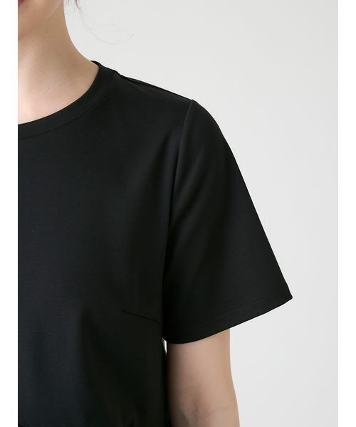 CELFORD(セルフォード)の「アシンメトリーカットチュニック(Tシャツ/カットソー・レディース・ブラック/サックスブルー/オフホワイト・F)」の11枚目の写真