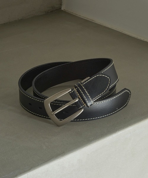 TCY】38mm レザーステッチロングベルト NS0749P（ベルト）｜SETUP7