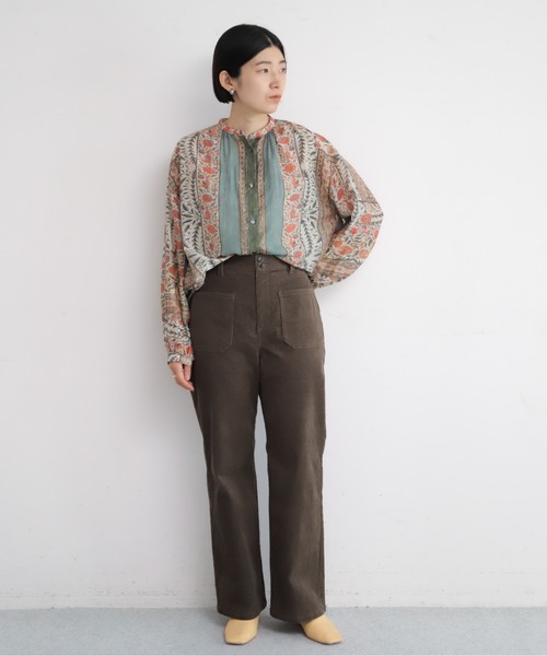 NOMBRE IMPAIR(ノンブルアンペール)の「【予約】ボタニカルタペストリーPT ギャザーブラウス(シャツ/ブラウス・レディース・ベージュ・FREE)」の10枚目の写真