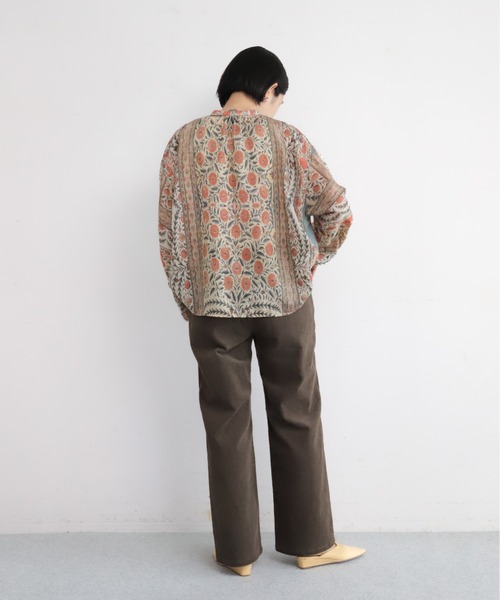 NOMBRE IMPAIR(ノンブルアンペール)の「【予約】ボタニカルタペストリーPT ギャザーブラウス(シャツ/ブラウス・レディース・ベージュ・FREE)」の12枚目の写真
