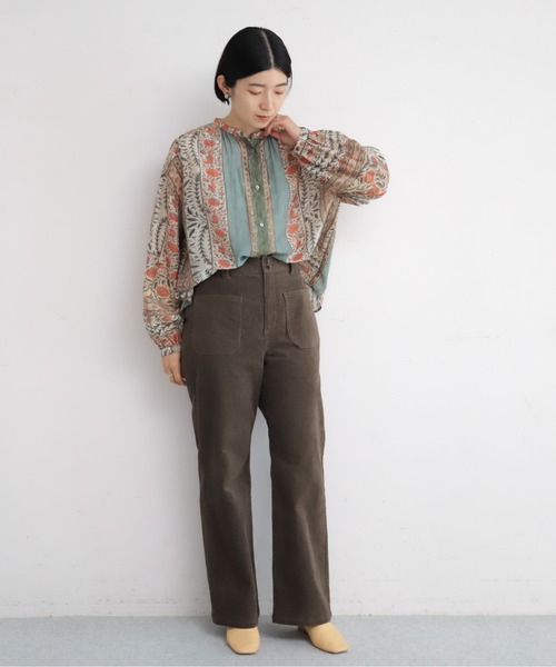 NOMBRE IMPAIR(ノンブルアンペール)の「【予約】ボタニカルタペストリーPT ギャザーブラウス(シャツ/ブラウス・レディース・ベージュ・FREE)」の13枚目の写真