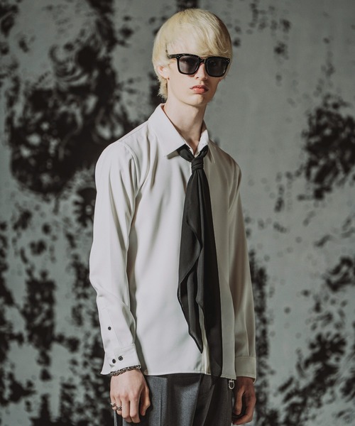 NO ID.（ノーアイディ）の「【NO ID.】Wide Square Sunglasses / ワイド スクエア サングラス（サングラス・メンズ・ブラック・ONE SIZE）」の15枚目の写真