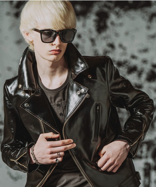 NO ID.（ノーアイディ）の「【NO ID.】Wide Square Sunglasses / ワイド スクエア サングラス（サングラス・メンズ・ブラック・ONE SIZE）」の19枚目の写真