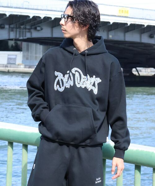 BEN DAVIS(ベンデイビス)の「【BEN DAVIS(ベンデイビス)】Design Pullover P/K / プルパーカー フード デザイン 裏起毛 ユニセックス(パーカー・メンズ・ピンク/ブラック/グレー/スカイブルー・MEDIUM/X-LARGE/LARGE)」の7枚目の写真