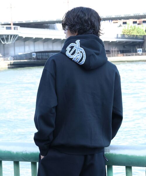 BEN DAVIS(ベンデイビス)の「【BEN DAVIS(ベンデイビス)】Design Pullover P/K / プルパーカー フード デザイン 裏起毛 ユニセックス(パーカー・メンズ・ピンク/ブラック/グレー/スカイブルー・MEDIUM/X-LARGE/LARGE)」の8枚目の写真