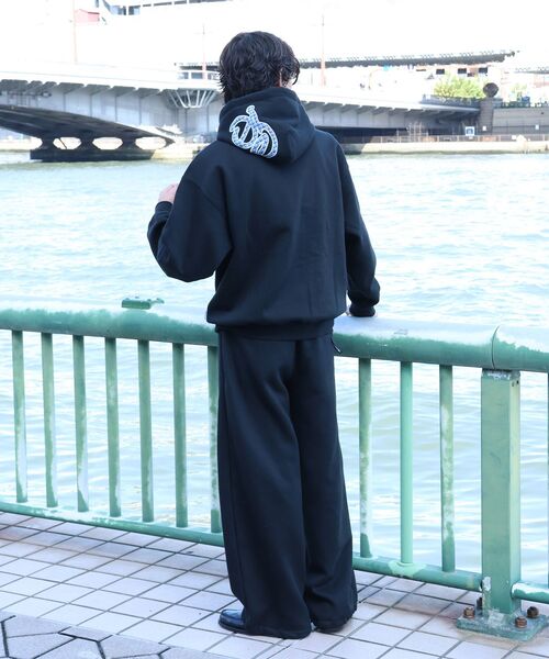 BEN DAVIS(ベンデイビス)の「【BEN DAVIS(ベンデイビス)】Design Pullover P/K / プルパーカー フード デザイン 裏起毛 ユニセックス(パーカー・メンズ・ピンク/ブラック/グレー/スカイブルー・MEDIUM/X-LARGE/LARGE)」の10枚目の写真