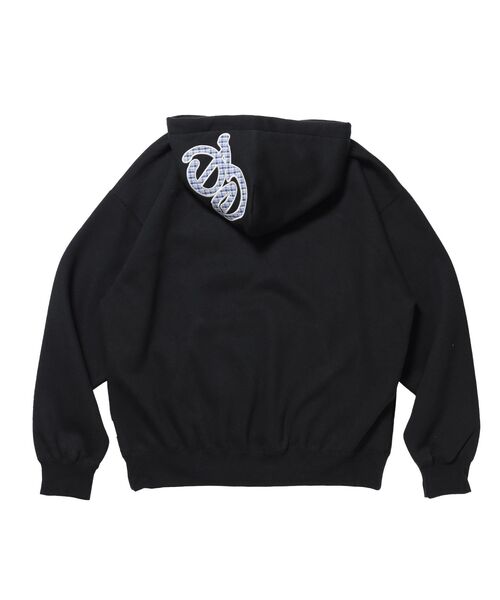 BEN DAVIS(ベンデイビス)の「【BEN DAVIS(ベンデイビス)】Design Pullover P/K / プルパーカー フード デザイン 裏起毛 ユニセックス(パーカー・メンズ・ピンク/ブラック/グレー/スカイブルー・MEDIUM/X-LARGE/LARGE)」の12枚目の写真