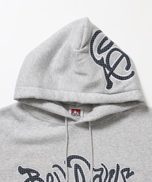 BEN DAVIS(ベンデイビス)の「【BEN DAVIS(ベンデイビス)】Design Pullover P/K / プルパーカー フード デザイン 裏起毛 ユニセックス(パーカー・メンズ・ピンク/ブラック/グレー/スカイブルー・MEDIUM/X-LARGE/LARGE)」の20枚目の写真