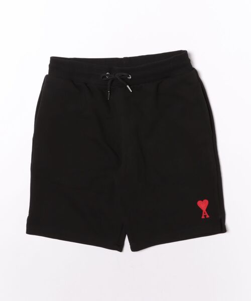 AMI Alexandre Mattiussi(アミアレクサンドルマテュッシ)の「【AMI PARIS】アミ パリス AMI DE COEUR Short Pantsトラックショーツ ハーフパンツ スウェットパンツ(スウェットパンツ・レディース・グレー/ブラック・MEDIUM/LARGE/X-LARGE)」の3枚目の写真