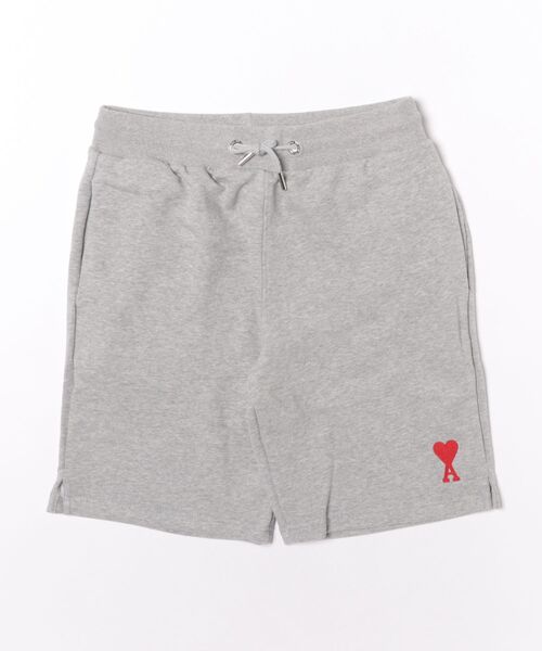 AMI Alexandre Mattiussi(アミアレクサンドルマテュッシ)の「【AMI PARIS】アミ パリス AMI DE COEUR Short Pantsトラックショーツ ハーフパンツ スウェットパンツ(スウェットパンツ・レディース・グレー/ブラック・MEDIUM/LARGE/X-LARGE)」の4枚目の写真