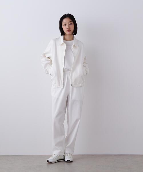Y(ワイ)の「Y / 13oz ORGANIC COTTON DENIM BLOUSON(デニムジャケット・メンズ・ホワイト/ネイビー・MEDIUM/SMALL/LARGE)」の3枚目の写真