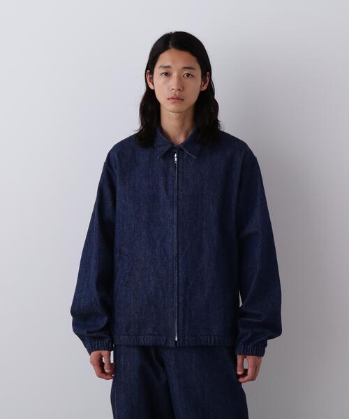 Y(ワイ)の「Y / 13oz ORGANIC COTTON DENIM BLOUSON(デニムジャケット・メンズ・ホワイト/ネイビー・MEDIUM/SMALL/LARGE)」の8枚目の写真