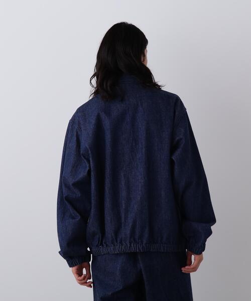 Y(ワイ)の「Y / 13oz ORGANIC COTTON DENIM BLOUSON(デニムジャケット・メンズ・ホワイト/ネイビー・MEDIUM/SMALL/LARGE)」の10枚目の写真