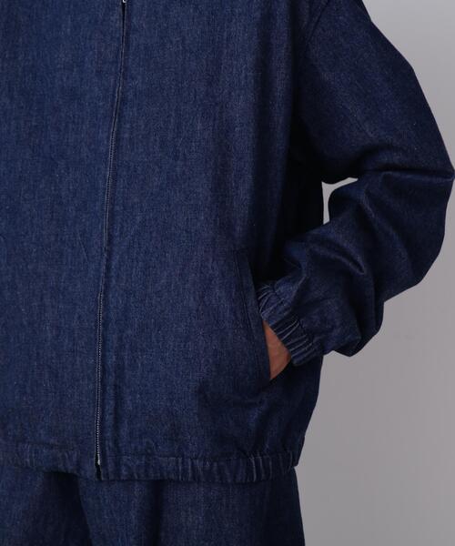 Y(ワイ)の「Y / 13oz ORGANIC COTTON DENIM BLOUSON(デニムジャケット・メンズ・ホワイト/ネイビー・MEDIUM/SMALL/LARGE)」の13枚目の写真