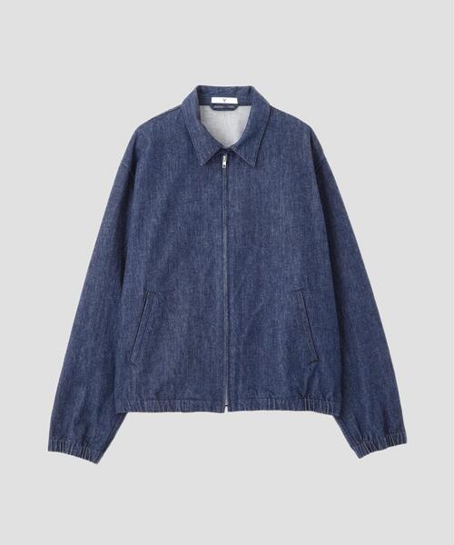 Y(ワイ)の「Y / 13oz ORGANIC COTTON DENIM BLOUSON(デニムジャケット・メンズ・ホワイト/ネイビー・MEDIUM/SMALL/LARGE)」の15枚目の写真