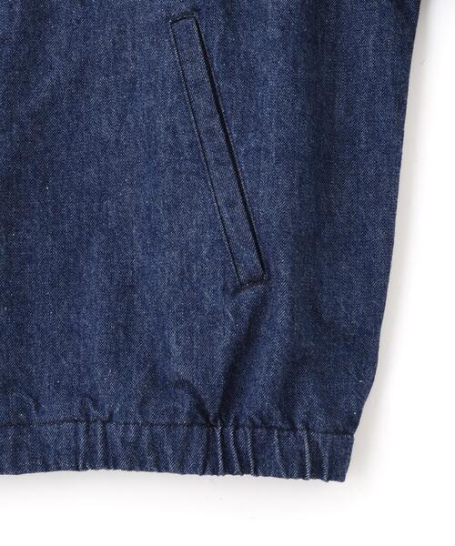 Y(ワイ)の「Y / 13oz ORGANIC COTTON DENIM BLOUSON(デニムジャケット・メンズ・ホワイト/ネイビー・MEDIUM/SMALL/LARGE)」の21枚目の写真