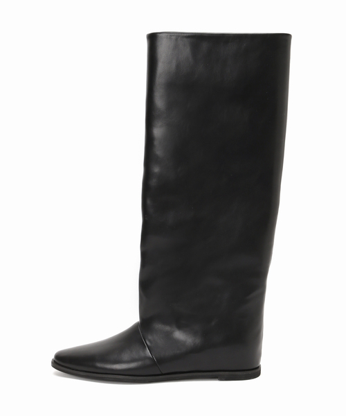 LE TALON(ルタロン)の「2cmワイドシャフトロングブーツ(ブーツ・レディース・ウッド/ブラック系その他・X-SMALL/SMALL/MEDIUM/LARGE/X-LARGE)」の16枚目の写真