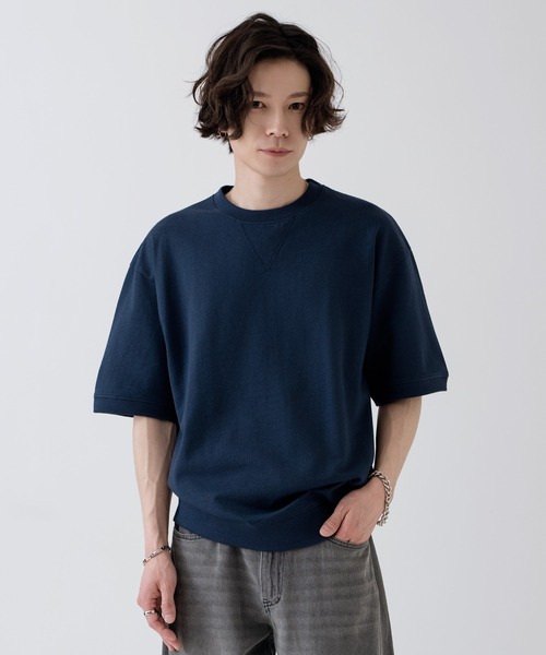 セール】【nl】裏毛ライトスウェットTシャツ半袖トレーナー 70616（T