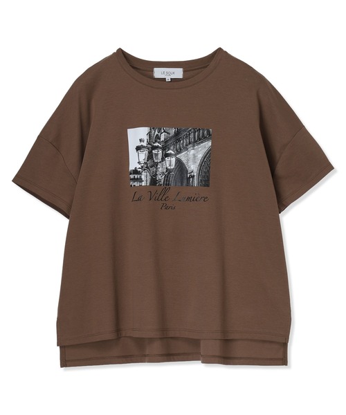 LE SOUK HOLIDAY(ルスークホリデー)の「フォトプリントドルマンTシャツ【接触冷感・吸水速乾】(Tシャツ/カットソー・レディース・ブラウン/ネイビー/オフホワイト・L/M)」の11枚目の写真