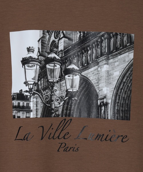 LE SOUK HOLIDAY(ルスークホリデー)の「フォトプリントドルマンTシャツ【接触冷感・吸水速乾】(Tシャツ/カットソー・レディース・ブラウン/ネイビー/オフホワイト・L/M)」の16枚目の写真
