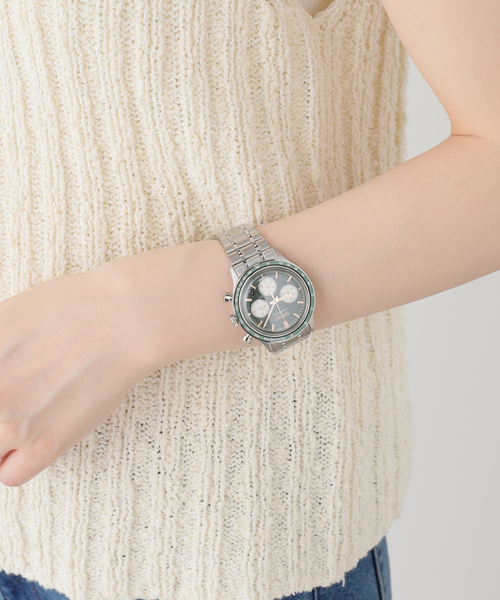 SEIKO(セイコー)の「SEIKO SELECTION SBTR057 Green(アナログ腕時計・レディース・シルバー・FREE)」の4枚目の写真
