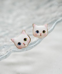 【 Port / ポート 】 キャットフェイスモチーフピアス