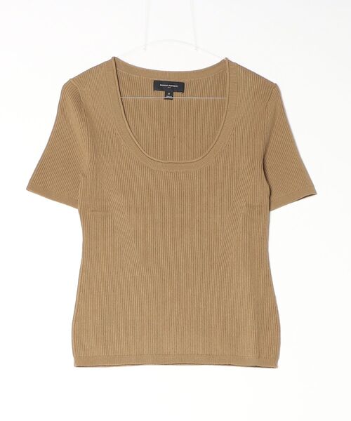 BANANA REPUBLIC FACTORY STORE（バナナリパブリック ファクトリーストア）の「BANANA REPUBLIC FACTORY STORE　　コットンリブスクープネックセーター（ニット/セーター・レディース・ホワイト/ブラック/その他/オリーブ・XS/S/M/L）」の8枚目の写真
