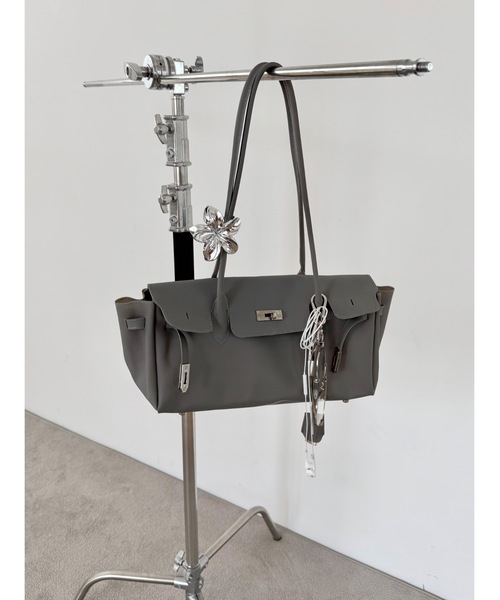 Didot.showroom（ディドット ショールーム）の「Jelly Bag | ジェリーバッグ（ショルダーバッグ・レディース・ベビーピンク/ホワイト/グリーン/ミント/ブラウン/グレー/ペールイエロー/ライラック・FREE）」の3枚目の写真