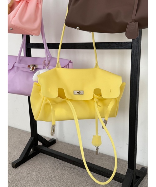 Didot.showroom（ディドット ショールーム）の「Jelly Bag | ジェリーバッグ（ショルダーバッグ・レディース・ベビーピンク/ホワイト/グリーン/ミント/ブラウン/グレー/ペールイエロー/ライラック・FREE）」の7枚目の写真
