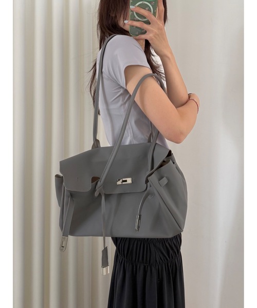 Didot.showroom（ディドット ショールーム）の「Jelly Bag | ジェリーバッグ（ショルダーバッグ・レディース・ベビーピンク/ホワイト/グリーン/ミント/ブラウン/グレー/ペールイエロー/ライラック・FREE）」の12枚目の写真