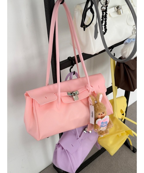 Didot.showroom（ディドット ショールーム）の「Jelly Bag | ジェリーバッグ（ショルダーバッグ・レディース・ベビーピンク/ホワイト/グリーン/ミント/ブラウン/グレー/ペールイエロー/ライラック・FREE）」の17枚目の写真