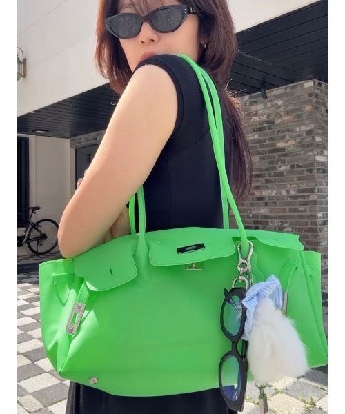 Didot.showroom（ディドット ショールーム）の「Jelly Bag | ジェリーバッグ（ショルダーバッグ・レディース・ベビーピンク/ホワイト/グリーン/ミント/ブラウン/グレー/ペールイエロー/ライラック・FREE）」の16枚目の写真