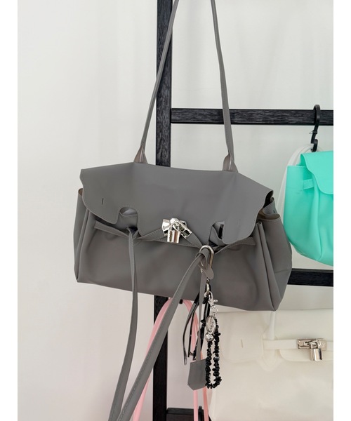 Didot.showroom（ディドット ショールーム）の「Jelly Bag | ジェリーバッグ（ショルダーバッグ・レディース・ベビーピンク/ホワイト/グリーン/ミント/ブラウン/グレー/ペールイエロー/ライラック・FREE）」の21枚目の写真